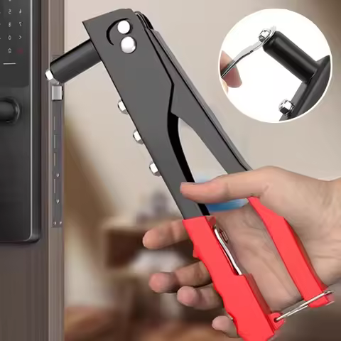 Heavy Duty Rivet Gun Hand Tools Riveter Set Pop Rivet Gun Assortment DIY Automotive Furniture Marine