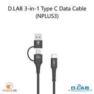 D.LAB 3in1 60W Type C Charging Cable NPLUS3