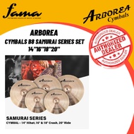 [FAMA]Arborea  Cymbals B8 Samurai series set 14"16"18"20" Cymbal Sets Acoustic Drum