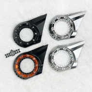 ครอบชามหน้า V4 CNC Vespa i-Get • Sprint • Primavera • LX125 • S125 • GTS150 อลูมิเนียม CNC เวสป้า