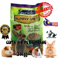 Smart Choice Bunny Diet 3kg With Extra Spirulina Powder Rabbit Guinea Pig Food Makanan Arnab       XHAGI