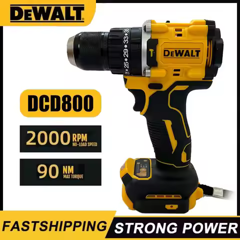 Dewalt DCD800 2000RPM Cordless Impact Drill 1/2 Inch Brushless Electric Screwdriver Lithium Electric