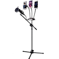 Microphone Stand+Mic Holder/Floor Mic Stand Tripod Condenser