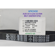 6PK2450-VW AUDI A4 3.0,A5 3.0 FAN BELT (06E903137Q)