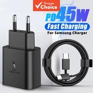 45W PD Charger for Samsung Galaxy S25/S24/S23/S22 Ultra/Note 10+ 5G USB-C Mobile Phone Type-C Fast W
