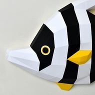 3D紙模型-做到好成品-海洋系列-馬夫魚-海洋生物 擺設 掛飾
