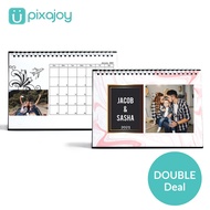 [Buy 1 Free 1] 6"x 8"/ 8" x 6" Desk Calendar 16pgs by Pixajoy Photobook