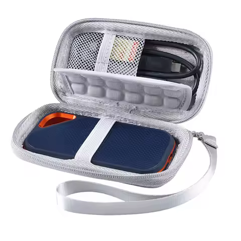 Newest Hard EVA Travel Carrying Bag Storage Case for SanDisk SSD E81 Extreme PRO 4TB 2TB 1TB Portabl