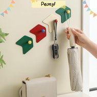 PDONY 3Pcs/Set Strong Adhesive Hook, Dopamine Arrow Shape Door Hook, Creative Multi-functional Punch