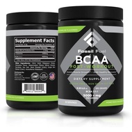 Fossil Fuel Sugar-Free BCAA Powder – Post-Workout Muscle Recovery with BCAAs, Glutamine, Vitamin B6,