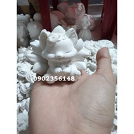 Mini 9-tailed fox statue