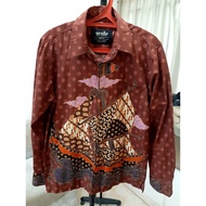 NARADHA Batik Indonesia Men Long Sleeves Shirts | Premium Quality | Exclusive | Size M | Originated 