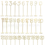 Desktop Dining Party Decoration Decoration Table Card Craft Creative Number Plate Seat Decoration Su