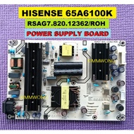 (G12) HISENSE 65A6100K RSAG7.820.12362/ROH POWER SUPPLY BOARD
