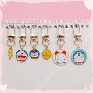 Cartoon Doraemon Keychain Doraemon Keychain for Bag Anime Doraemon's Bell Car Key Couple Backpack Pe