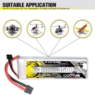 CD3S350080 || Coddar 3S 11.1V 3500mAh 80C LiPo Battery