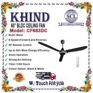 KHIND 60” BLDC CEILING FAN-MODEL: CF683DC