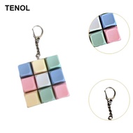 [TENOL] Keyboard Fidget Keychain Keyboard Fidget Click Mechanical Keys Novelty