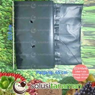 Polibag Paket 50 pcs: 12x12 10x15 15x15g 25 pcs: 20x25 5 pcs: 45x45 Polybag Polibek Plastik Semai Ka