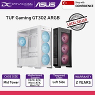 Asus TUF Gaming GT302 ARGB Tempered Glass EATX Casing Supports BTF - Black / White