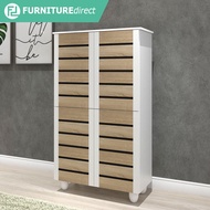 FDS ENYA 4 door shoe cabinet / storage cabinet / rak kasut murah / rak kasut kayu bertutup / almari 