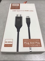 HDMI線 轉 type C cable