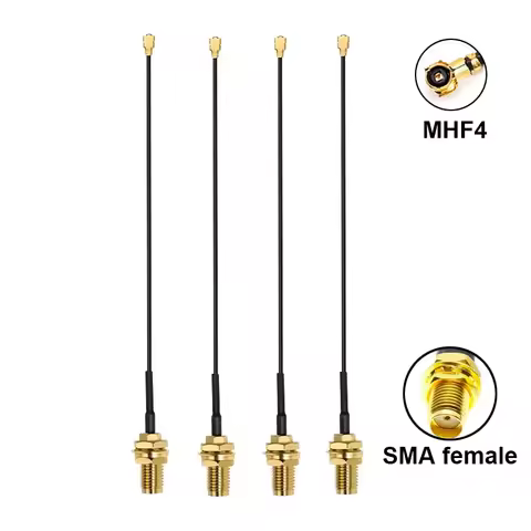 4Pcs Quectel YM0004AA IPX4 MHF4 to SMA female Pigtail For 5G FM190W-GL RM502Q-AE RM500Q-GL RM520N-GL