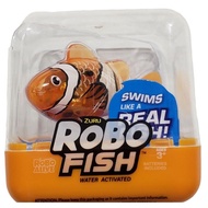 Zuru Robo Alive ROBO FISH Color Change Water Activated Orange Toy Fish