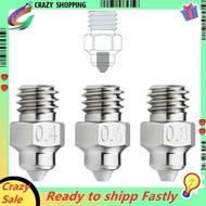 3-Pack of MK8 3D Printer Nozzles (0.4/0.6/0.8mm) for  3 Series, -10, -5/6,  3 S1 Pro