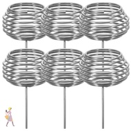 YGBG 10pcs Gardening Fertilization Baskets, Small Plant Stainless Steel Bonsai Baskets, Portable Aut
