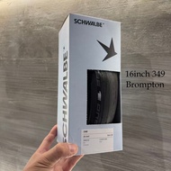 Schwalbe One ALL Black Foldable tyre in Trifold size (16" x 1.35, 35-349)