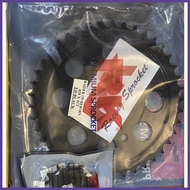 ❥ ◺ RK rear sprocket for raider 150 reborn and r150fi - 428