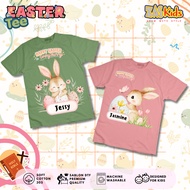 CUSTOM EASTER CHILDREN'S T-SHIRTS Free Name Printing | EASTER TEE Tops for Boys and Girls Ages 2 to 