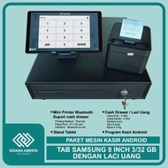 Paket Mesin POS Kasir Android Tablet/Tab SAMSUNG 8 Inch 3/32 - LENGKAP
