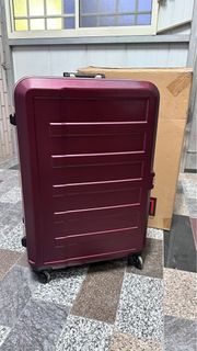 【二手】行李箱 日本 LEGEND WALKER 鋁框行李箱 28吋 銀紅色