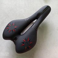 SX bicycle saddle black gel hole mtb folding hybrid