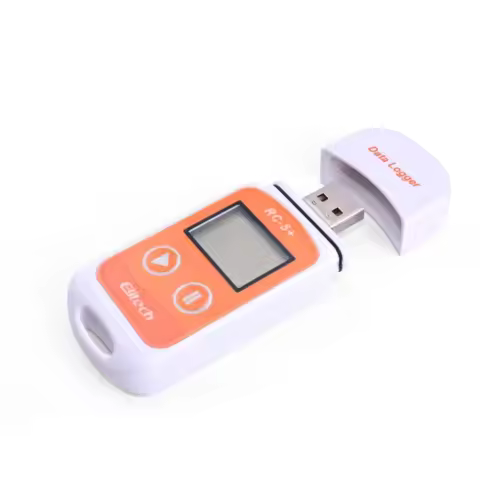 Elitech RC-5+ USB Data Logger Recorder PDF Reusable Temperature Data Logger Upgrade for Refrigeratio