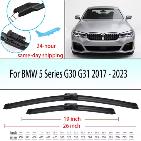 For BMW 5 Series G30 G31 2017 - 2023 Touring Front Windshield Wiper Blades Windscreen Accessories 54