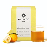 OSULLOC Signature Earl Grey Tea (Bergamot &amp; Citron Aroma, 10 Count), Zesty fruit flavored Refreshing Daily tea