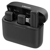 J12 Portable Wireless 20M Lavalier Microphone Transmitter and Receiver Clip Lable Audio Video Mic wi