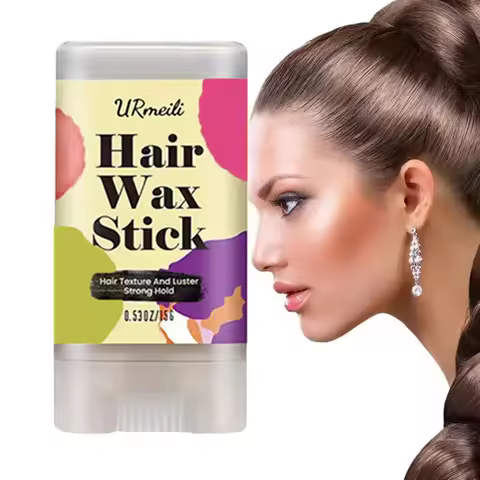 Hair Wax Stick，Strong Hold Hair Wax Stick Non-Greasy Slick Pomade Styling Hair Tidy Neat Looking Hai
