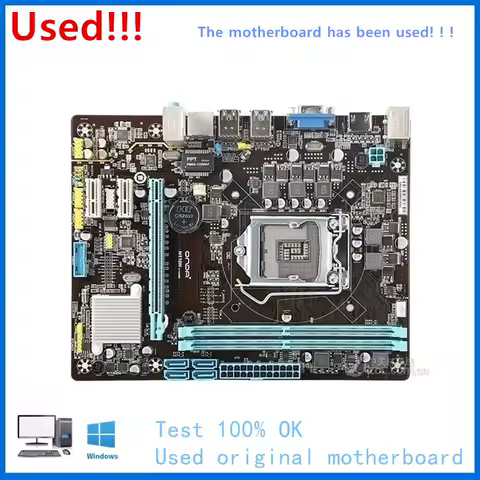 For ONDA H110H Computer Motherboard LGA 1151 DDR4 H110 Desktop Mainboard Used