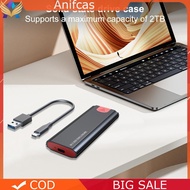 M.2 NVME NGFF SATA SSD Enclosure SSD Case for SATA SSDs 2230/2242/2260/2280