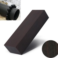 andph 2 Pcs Ebony Wood Block 12x4x2.5cm Black Lumber Handle Plate for Music Instrument