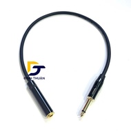 Good Quality Straight 6mm 6.5mm Jack Extension Cord, Length 0.5m-1m-3m-5m-8m-10m - 6mm male mono wir