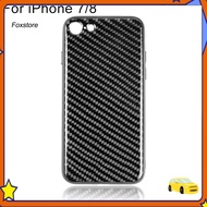 [Fx] Epoxy Type Carbon Fiber Anti-scratch Phone Protective Cover for iPhone 7/8/X