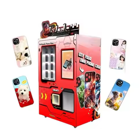 Customized Win-Win Project Phone Case Printing Vending Machine Mobile Phone Case Booth Automatic Pri