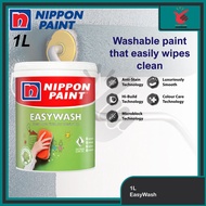 1L Nippon Paint Easy Wash Cat Nippon Paint Dinding Dalaman Nippon Easy Wash Nippon Paint Interior Ea