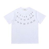 HNIZ MM6 Gypsophila Diamond Number Maggiela MM6 Couple Short-Sleeved T-Shirt