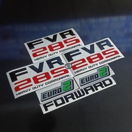 sticker lori isuzu fvr 285 lorry sticker accessories